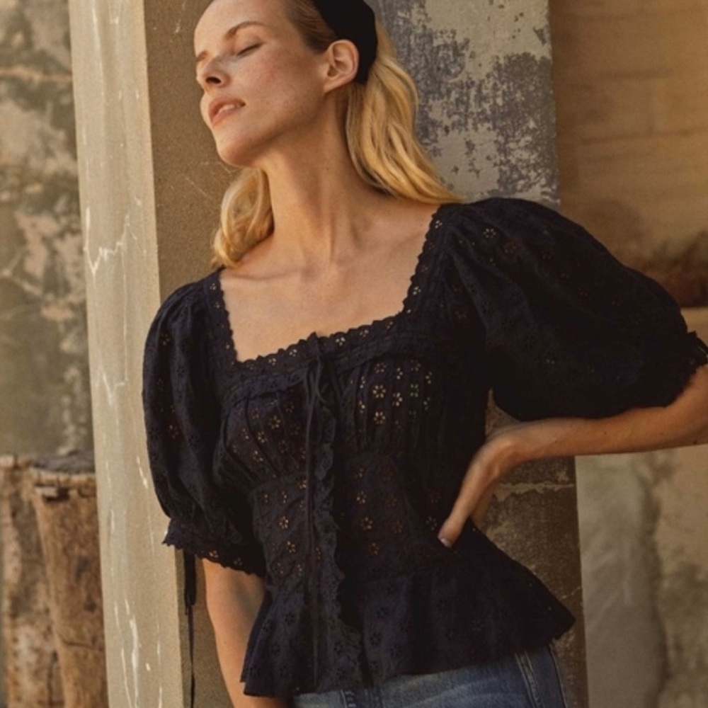 Dôen Docia Eyelet Corset Top *SOLD OUT ONLINE*